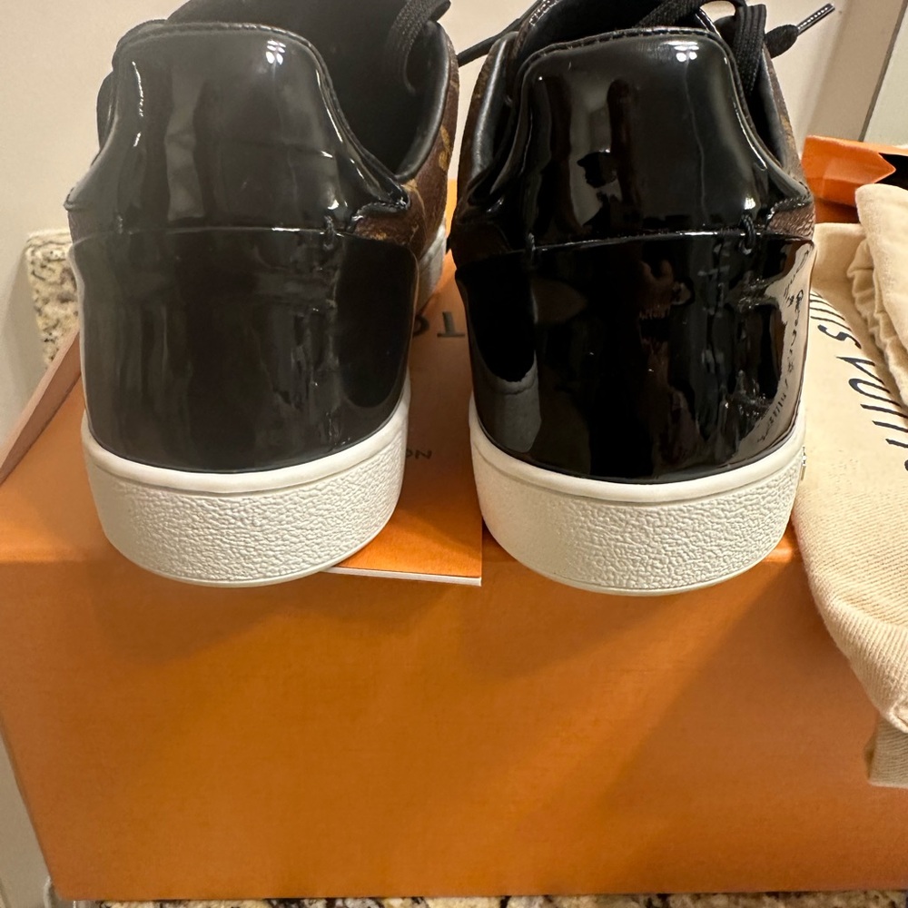 Louis Vuitton Brown Monogram Sneakers - Picture 7 of 10